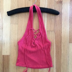 Halter crop top
